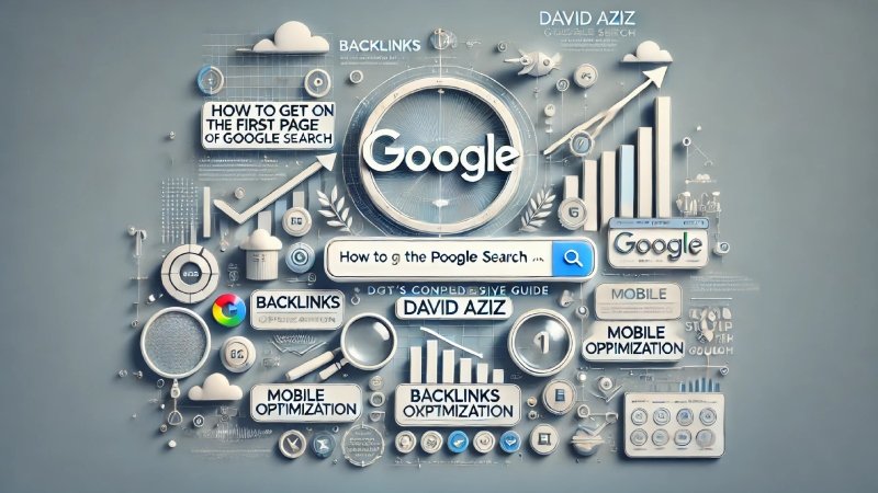 How to Get on the First Page of Google Search: David Aziz's Comprehensive  Guide